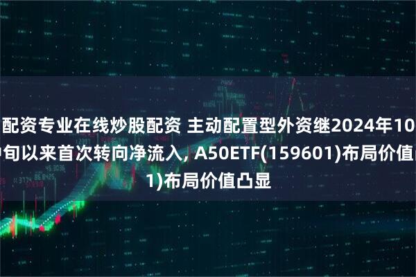 配资专业在线炒股配资 主动配置型外资继2024年10月中旬以来首次转向净流入, A50ETF(159601)布局价值凸显